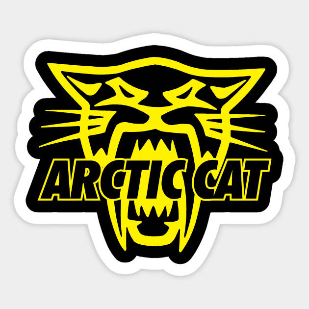 ARCTIC CATT SNOWMOBILE Sticker by sikumiskuciang